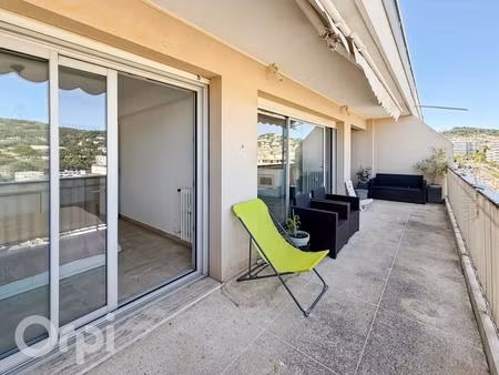 appartement 2 pièces - terrasse - stationnement - aperçu mer