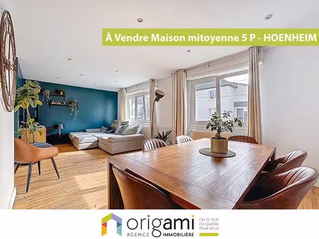 nouveauté maison à hoenheim en co-exclusivité origami immobilier