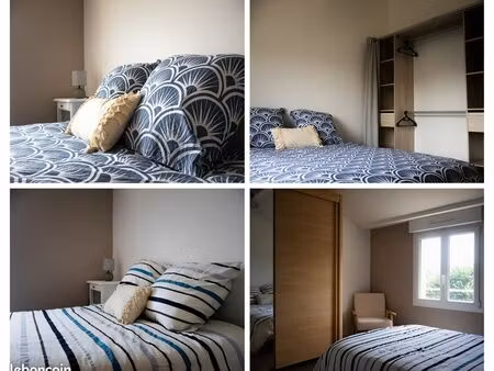 charmant appartement t3 tout confort dans maison privée avec terrasse  jardin et parking p