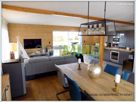 vente | maison contemporaine | 6p | 3ch | 124 m² | maisoncelle-et-villers | expo nord | te
