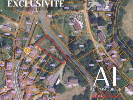 terrain 1063 m² falaise