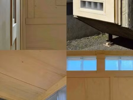 tiny house compacte et lumineuse – idéale bureau ou studio
