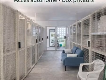 box de stockage individuels dans lieux sécurisé