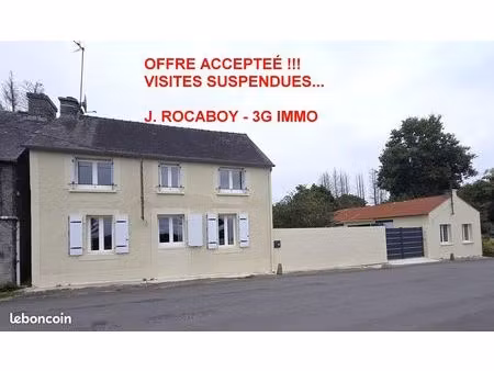 vente | maison t5 | 5p | 3ch | 87 m² | glomel | expo ouest | terrasse · jardin