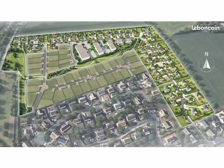 terrain 399 m² pacy sur eure