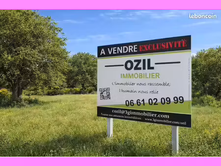 vente | terrain | 1560 m² | vézénobres | expo sud