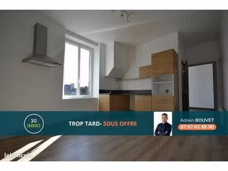 vente | appartement t3 | 3p | 2ch | 57 m² | dol-de-bretagne | expo sud-est