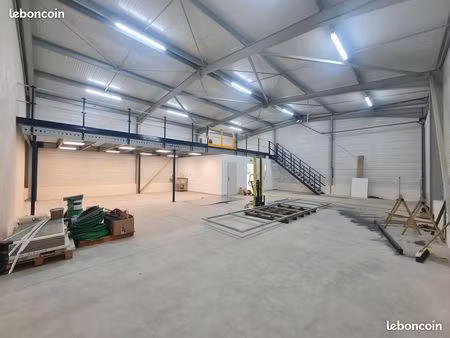 à louer - entrepôt neuf 270m² + bureau climatisé - thézan-lès-béziers