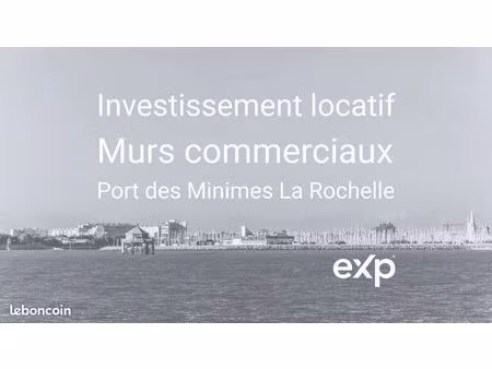 murs commerciaux 65 m² la rochelle