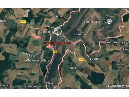 terrain 500 m² montreuil sur epte