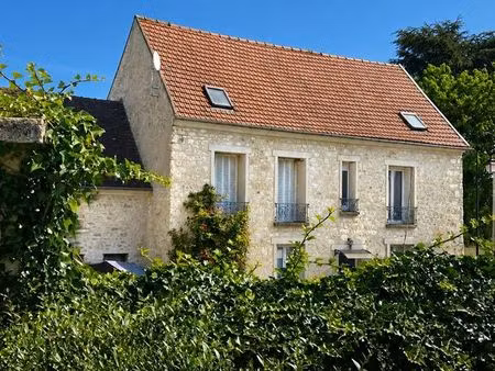 vente | maison en pierre | 4p | 3ch | 92 m² | haravilliers | terrasse · jardin