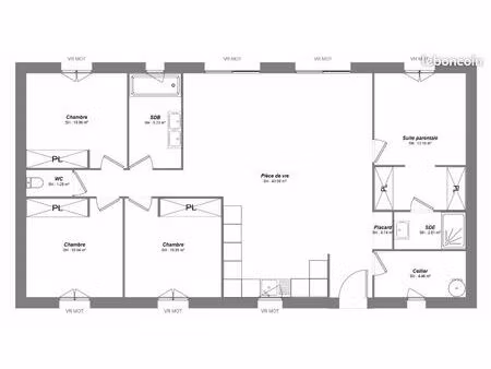 maison 6 pièces 101 m²