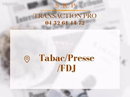 fonds de commerce tabac bagnols sur ceze