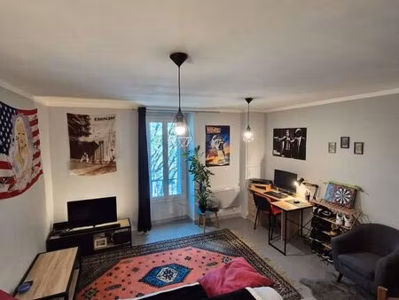 beau t2 49m² lumineux – centre alès – dernier étage – faibles charges