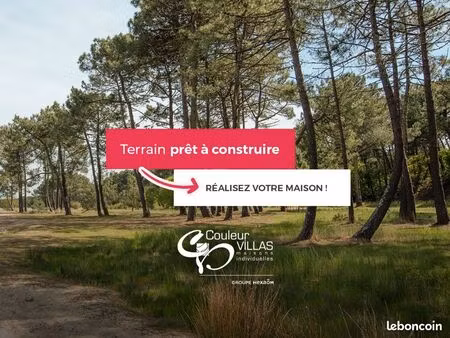 terrain 1 265 m² soustons
