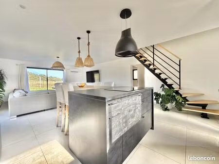 vente | villa | 5p | 4ch | 113 m² | cazedarnes | jardin