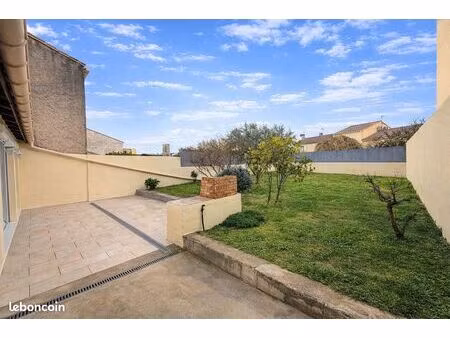 vente | maison t6+ | 7p | 4ch | 121 m² | lignan-sur-orb | expo ouest | terrasse · jardin