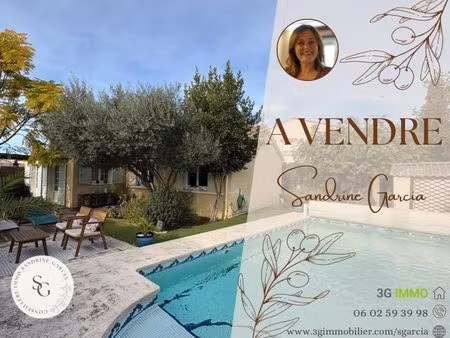vente | maison t4 | 4p | 3ch | 109 m² | adissan | terrasse · jardin · piscine