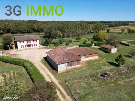 vente | maison | 12p | 6ch | 218.63 m² | saint-julien-d'armagnac | expo sud-est