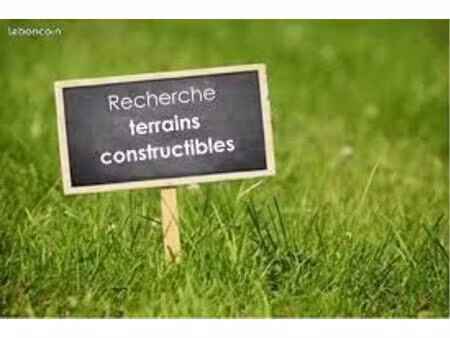 recherche terrain constructible