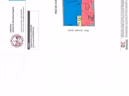 bordeaux médoquine - local professionnel 56 m2 libre dans immeuble récent