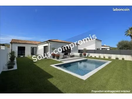 vente | villa | 4p | 3ch | 134 m² | saint-jean-de-fos | expo sud/sud-est/sud-ouest | terra