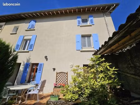 vente | maison de village | 8p | 4ch | 200 m² | saint-romans | expo sud-est | jardin