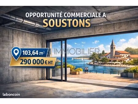 local commercial 104 m² soustons