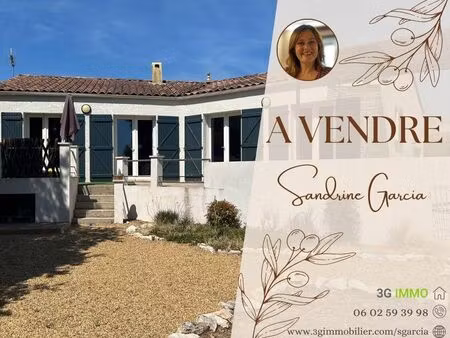 vente | maison t5 | 5p | 4ch | 126 m² | canet | terrasse · jardin
