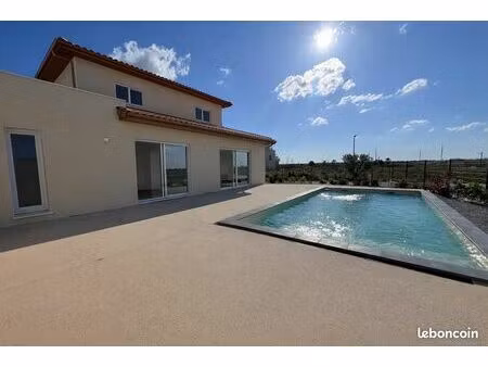 villa neuve 125 m² – 3 suites – piscine – portiragnes