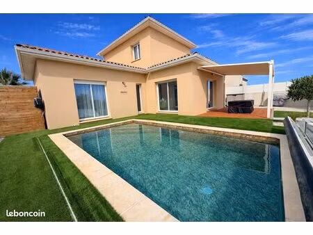 vente | villa | 4p | 3ch | 136 m² | vendres | expo sud | terrasse · jardin · piscine