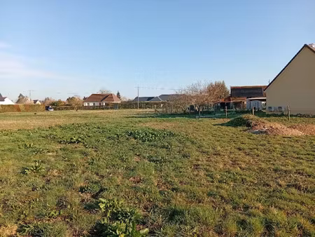 vente terrain 1640 m² à vaux-sur-eure (27120)  67 000 €