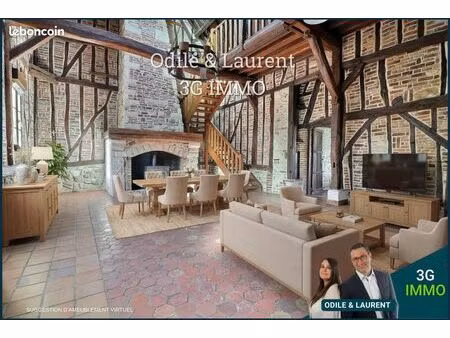 vente | longère | 9p | 6ch | 222.00 m² | la rue-saint-pierre | jardin