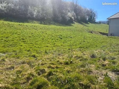 terrain constructible viabilisé – 829 m² – calme et nature