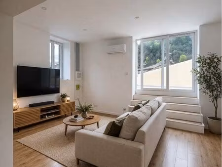 maison rénovée à neuf + magnifique terrasse avec vue sur les gorges + garage