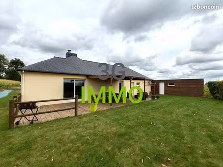 vente | maison de plain-pied | 5p | 4ch | 109 m² | bréhan | expo sud-ouest | terrasse