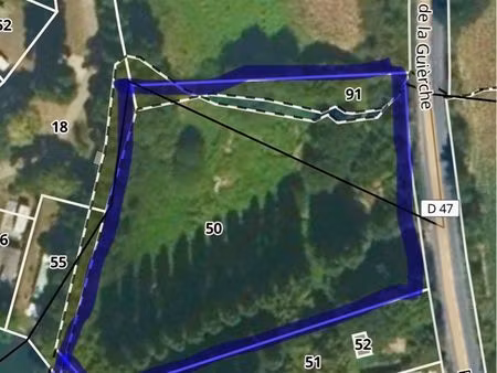 terrain de loisir de 5000m2 neuville/la guierche