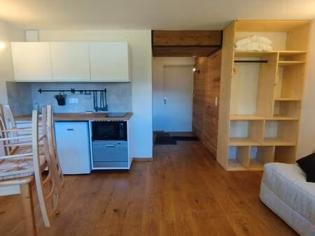 location à l'année aux arcs 1600 - studio meublé 25 m² – ski aux pieds – disponible 1er ma