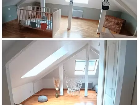 maison sur sous sol  3 chambres  1 bureau  1 mezzanine