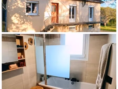 maison sur sous-sol  3 chambres  1 bureau et une mezzanine