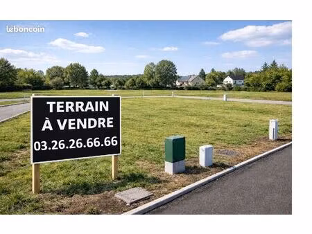 terrain 1 000 m² loisy sur marne