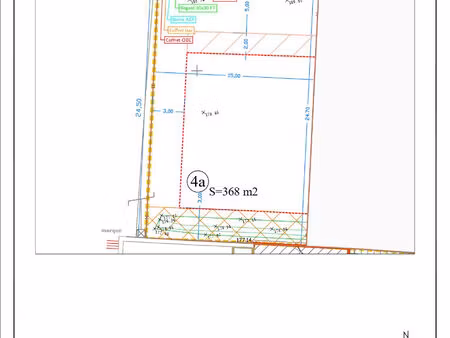 terrain thionville 368 m2- lot 4-a