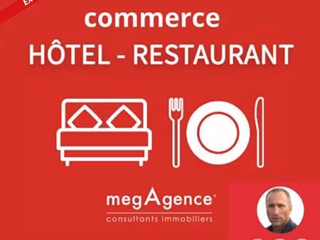 mur + fonds de commerce : hôtel restaurant à arago