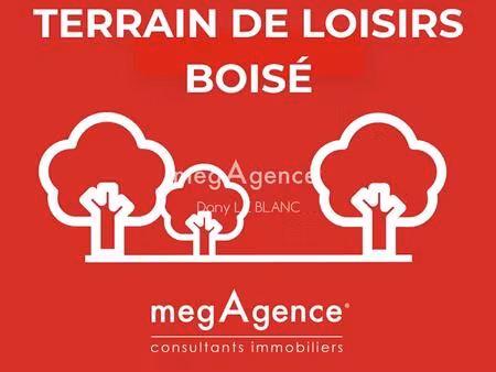 terrain de loisirs boisé — 3174 m²