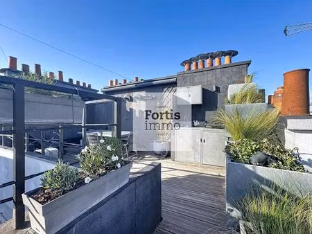 paris 1 - appartement 3 pieces en duplex avec terrasse