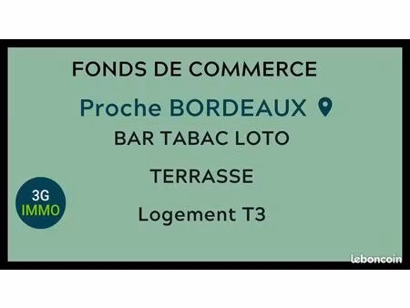 vente fonds de commerce | fonds de commerce | bordeaux | terrasse