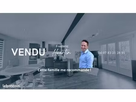 vente | maison t6 | 6p | 4ch | 110 m² | nuillé-sur-vicoin | jardin