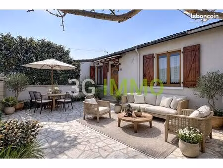 vente | maison | 2p | 1ch | 36 m² | issou | expo est/ouest | terrasse · jardin