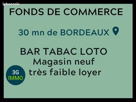 vente fonds de commerce | fonds de commerce | libourne | terrasse