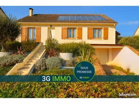 vente | maison de plain-pied | 5p | 3ch | 91 m² | issou | expo sud | terrasse · jardin